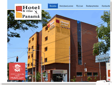 Tablet Screenshot of hotelvillaspanama.com